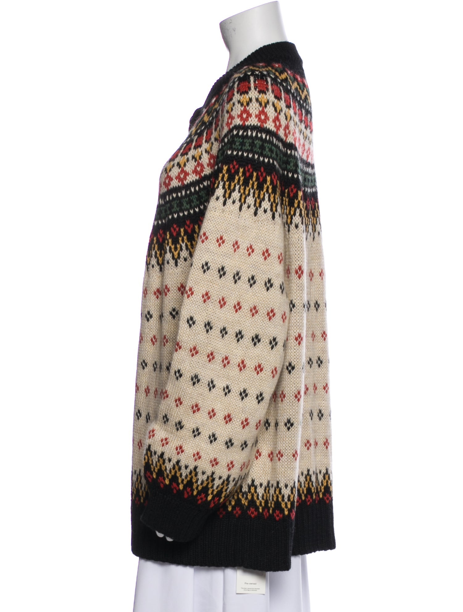 Christy Dawn Baby Alpaca Patterned Sweater