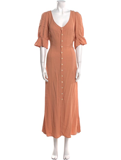 Christy Dawn V-Neck Long Dress