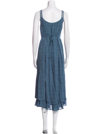 Christy Dawn Floral Print Midi Length Dress