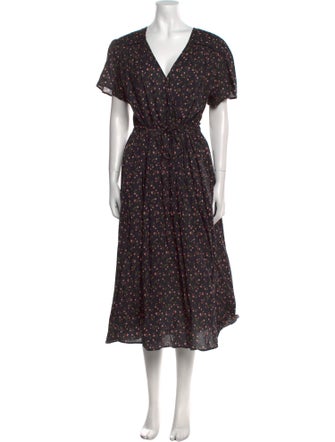 Christy Dawn Floral Print Long Dress