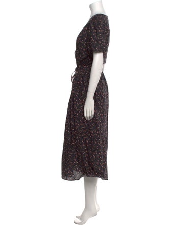 Christy Dawn Floral Print Long Dress