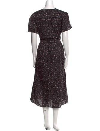 Christy Dawn Floral Print Long Dress