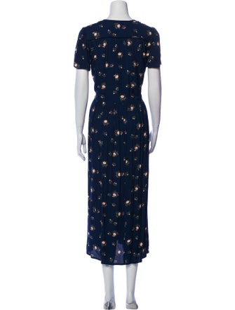 Christy Dawn Floral Print Long Dress