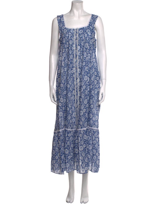 Christy Dawn Floral Print Midi Length Dress