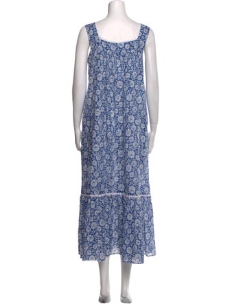 Christy Dawn Floral Print Midi Length Dress