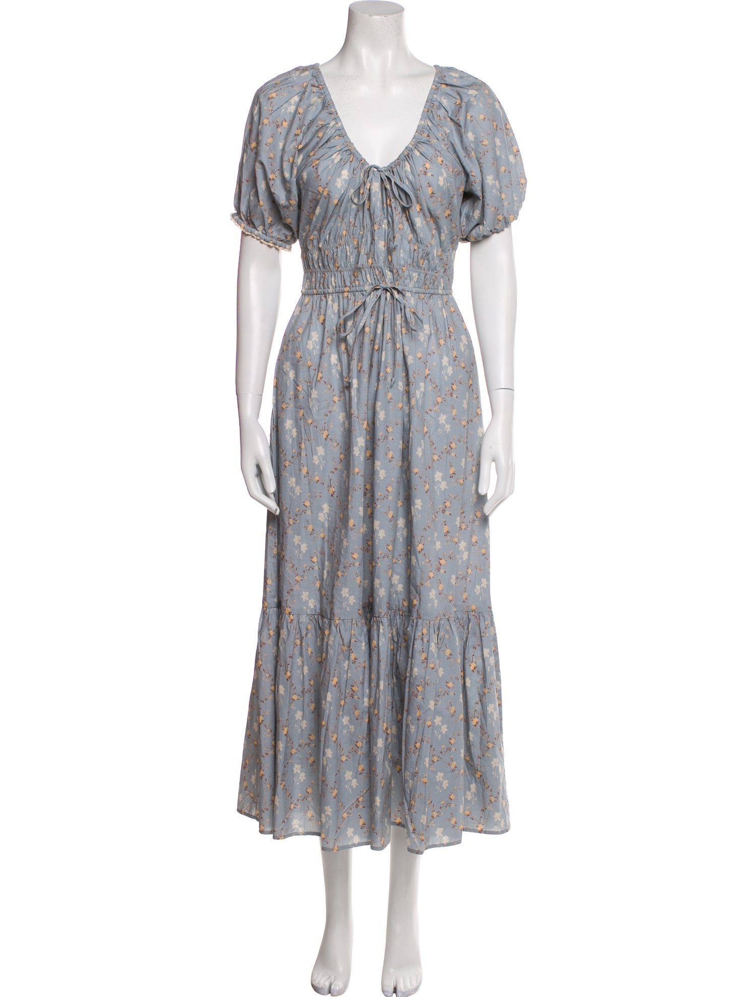 Christy Dawn Floral Print Long Dress