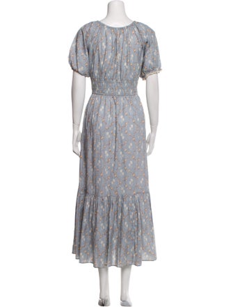 Christy Dawn Floral Print Long Dress