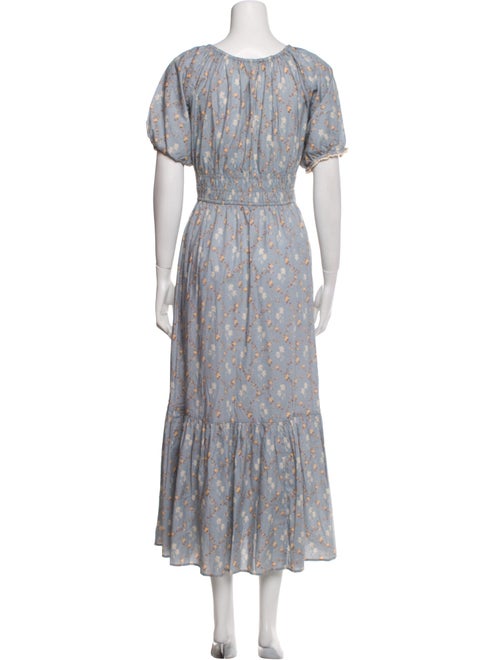 Christy Dawn Floral Print Long Dress