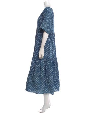 Christy Dawn Floral Print Long Dress