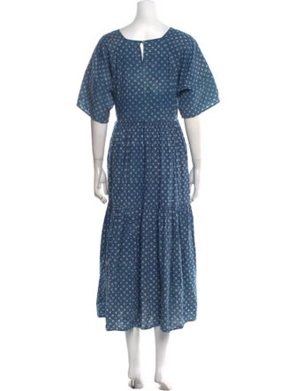 Christy Dawn Floral Print Long Dress