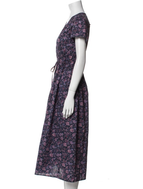 Christy Dawn Floral Print Midi Length Dress