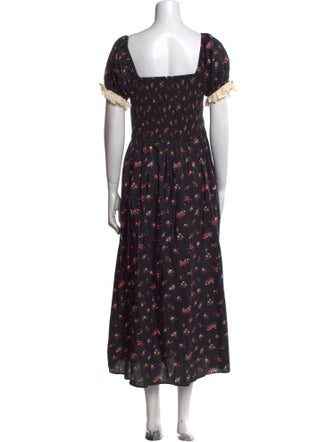 Christy Dawn Floral Print Long Dress
