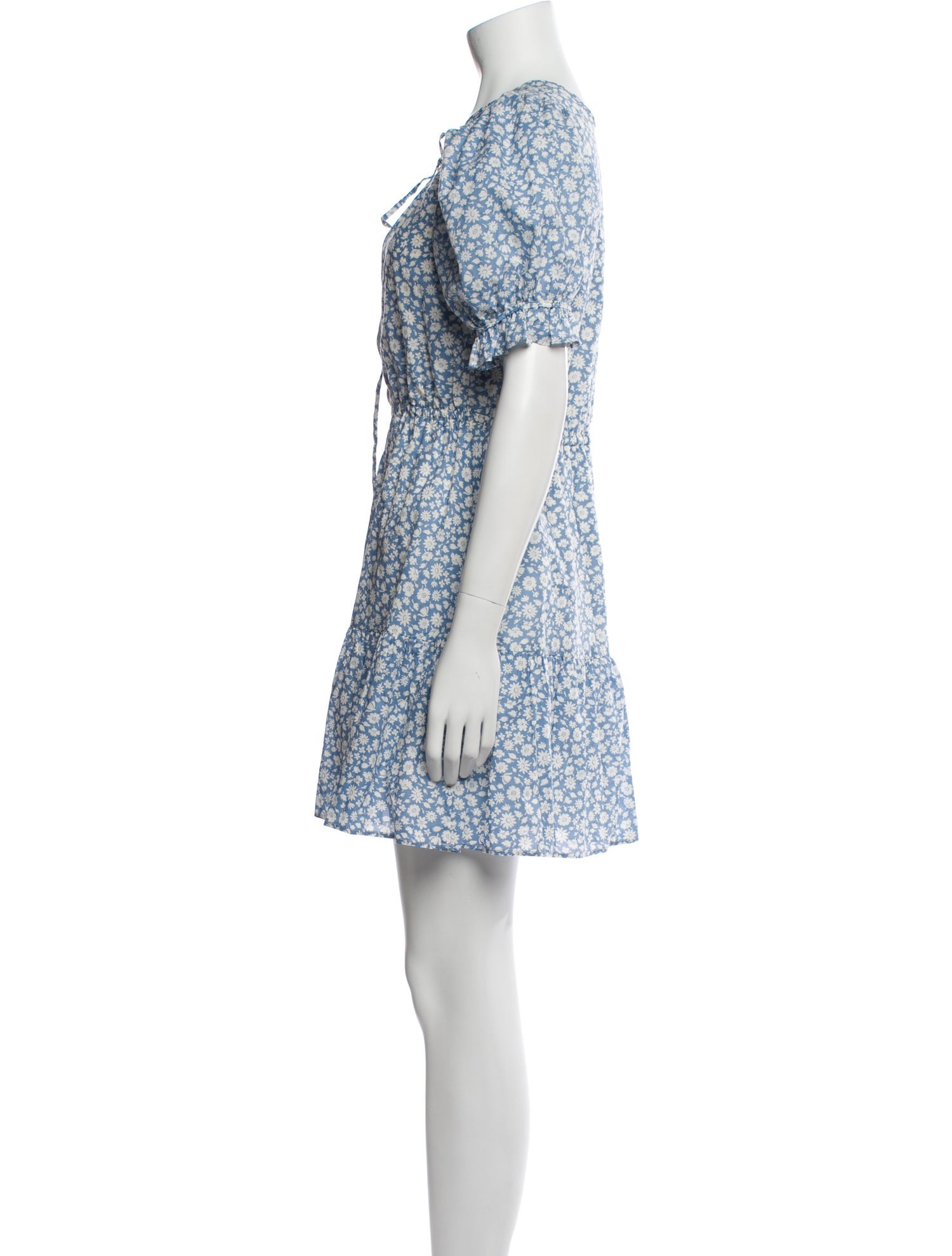 Christy Dawn Floral Print Mini Dress