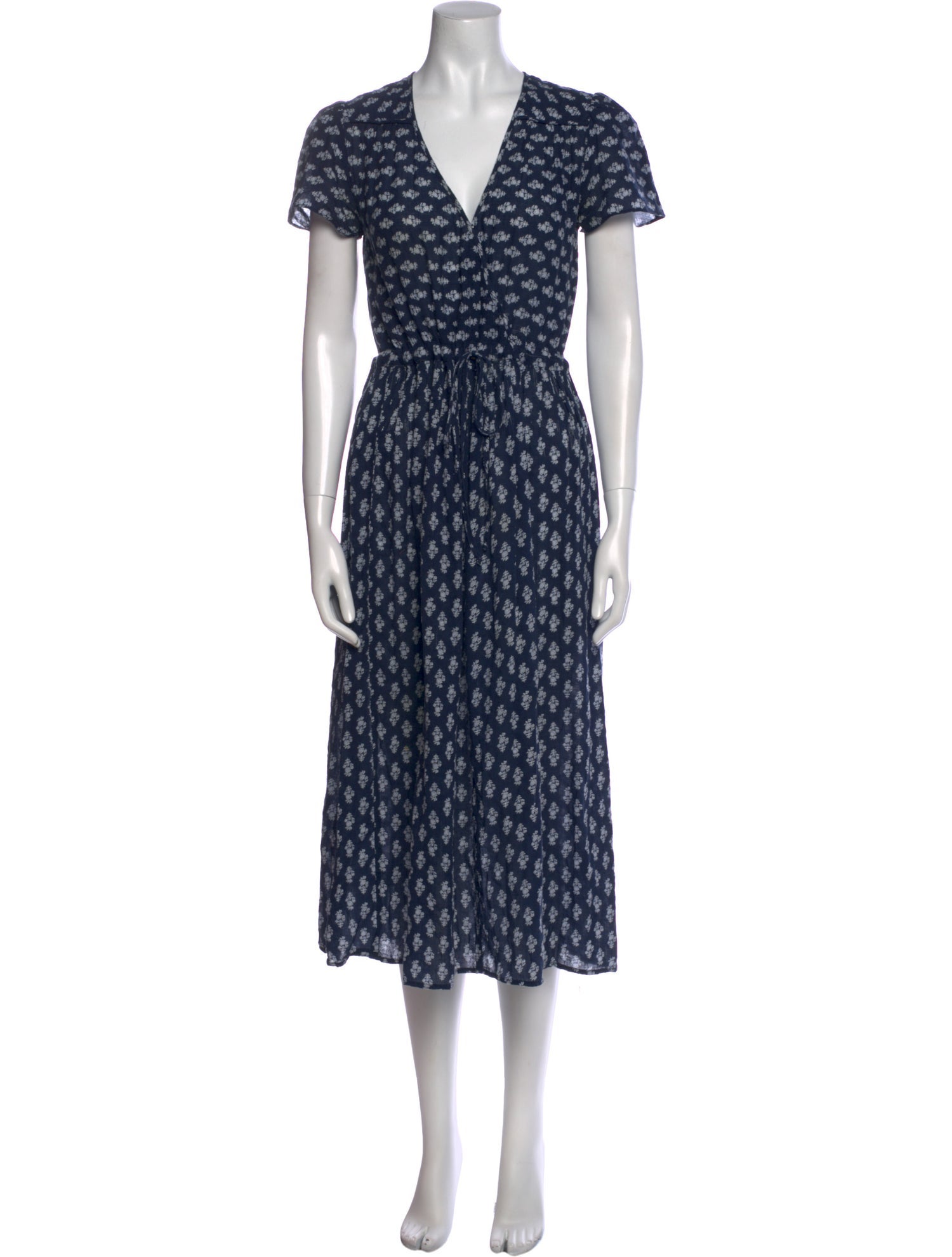 Christy Dawn Floral Print Midi Length Dress