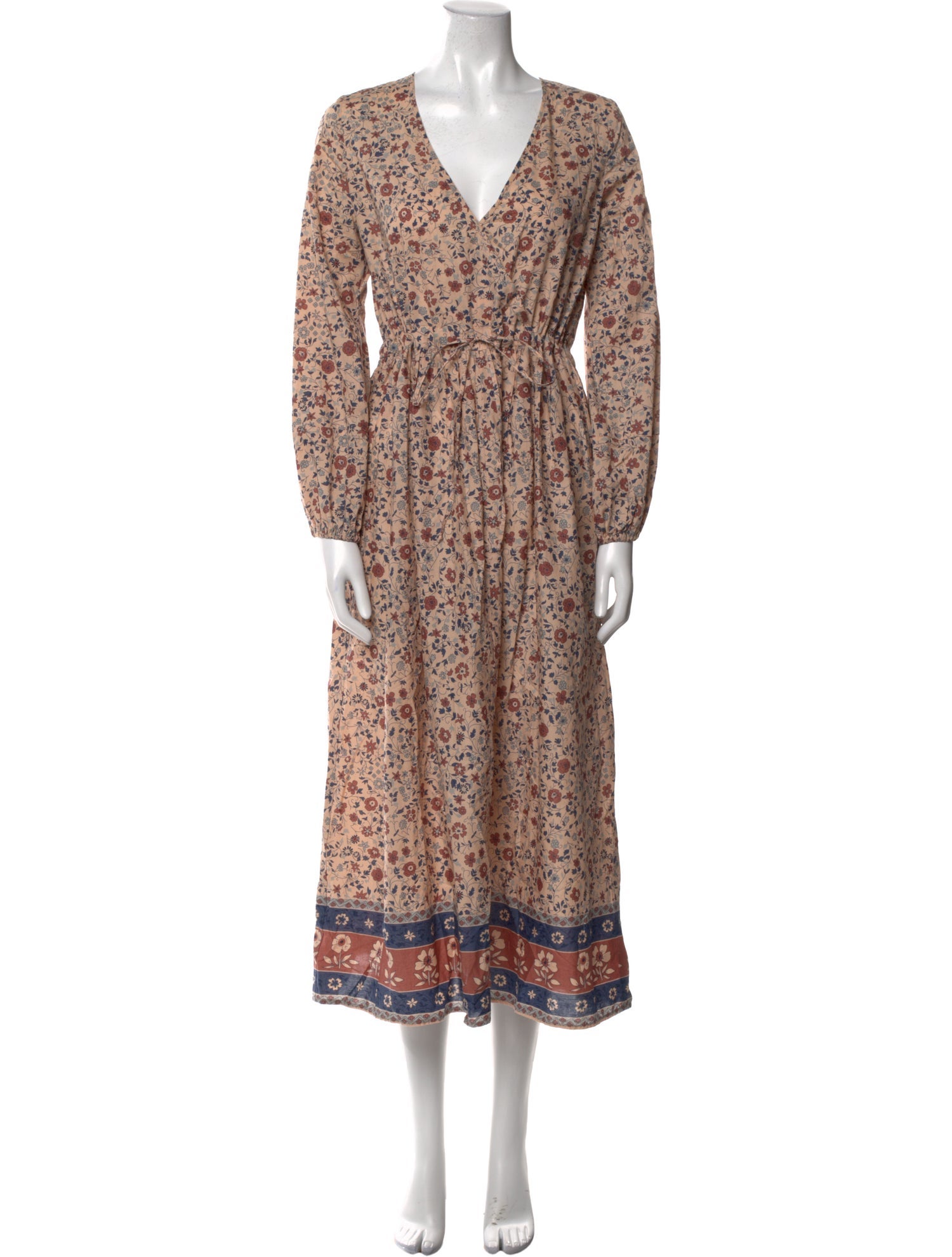 Christy Dawn Floral Print Long Dress