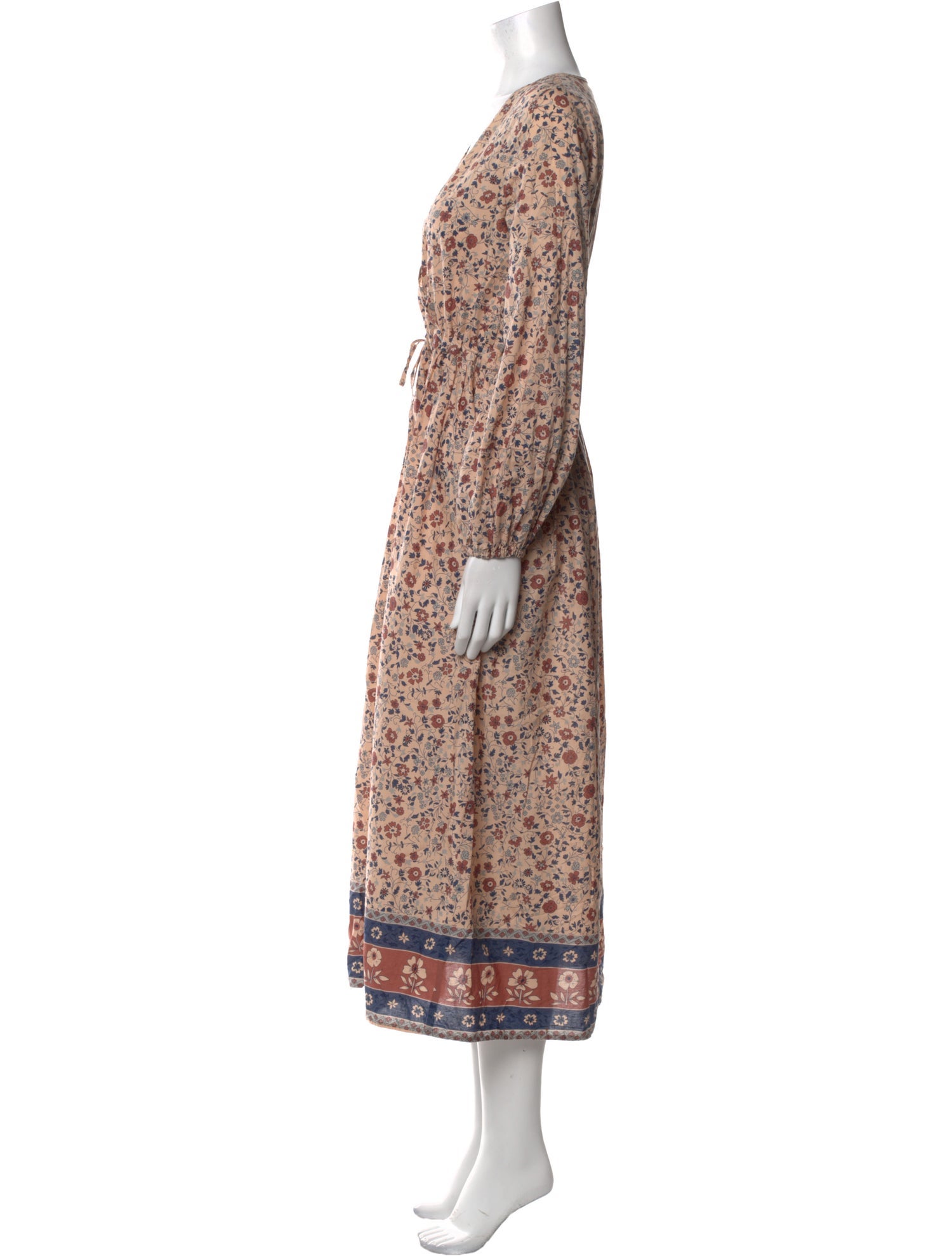 Christy Dawn Floral Print Long Dress