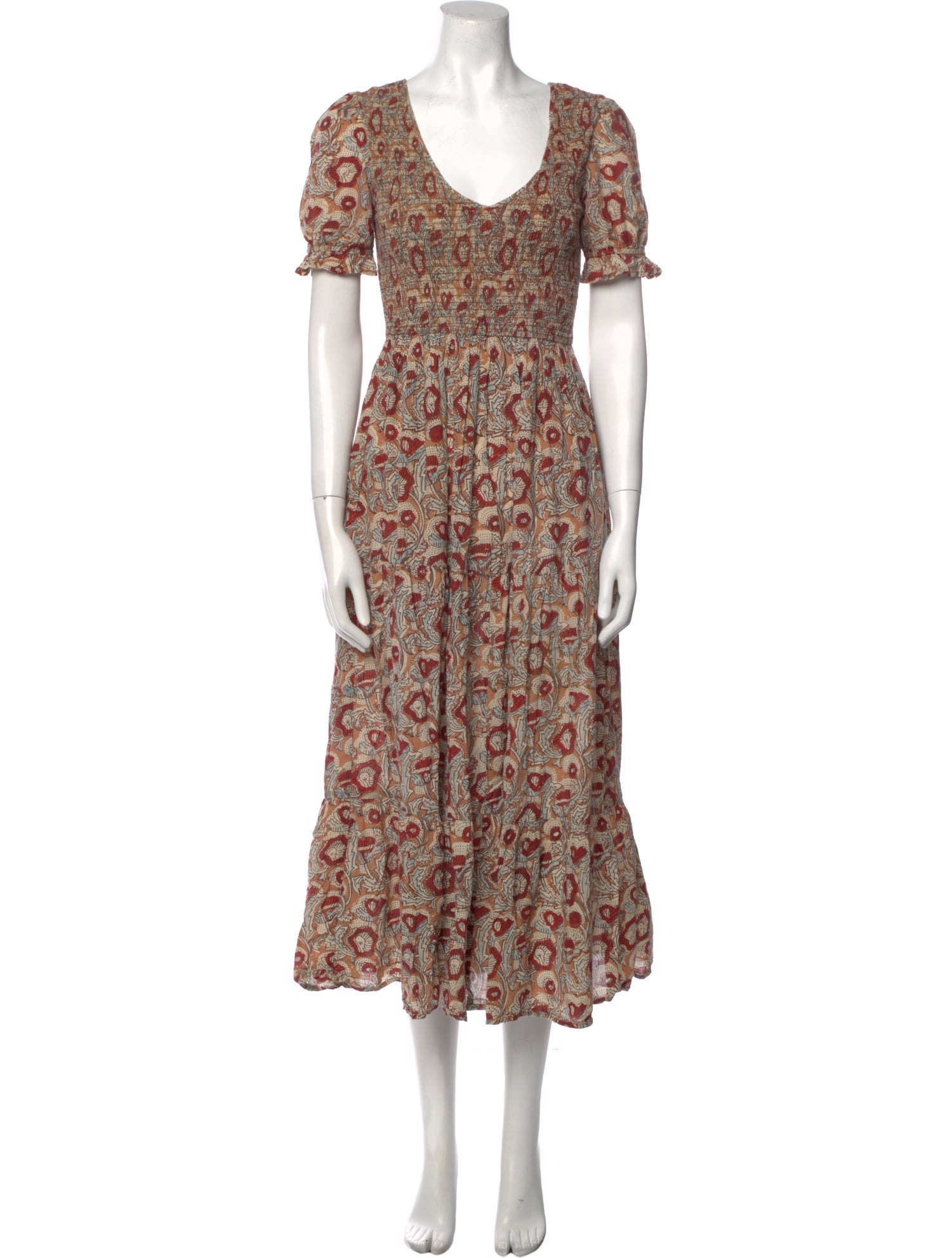 Christy Dawn Floral Print Long Dress