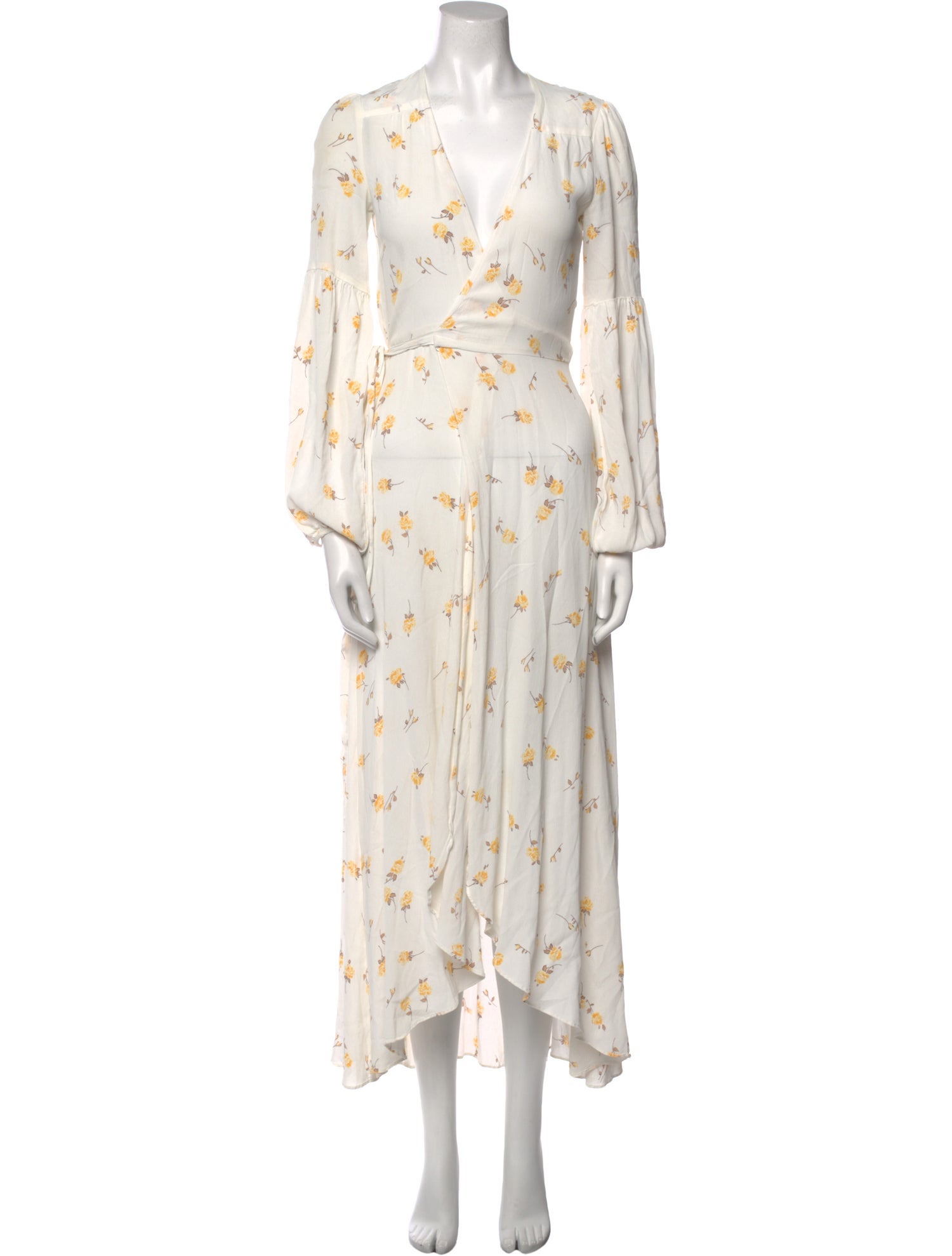 Christy Dawn Floral Print Long Dress