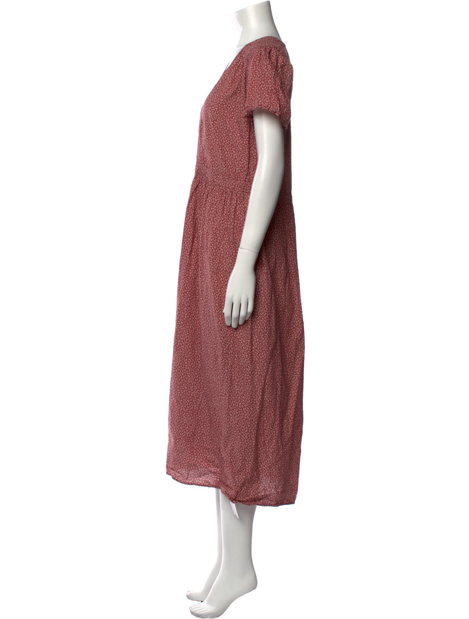 Christy Dawn Floral Print Midi Length Dress