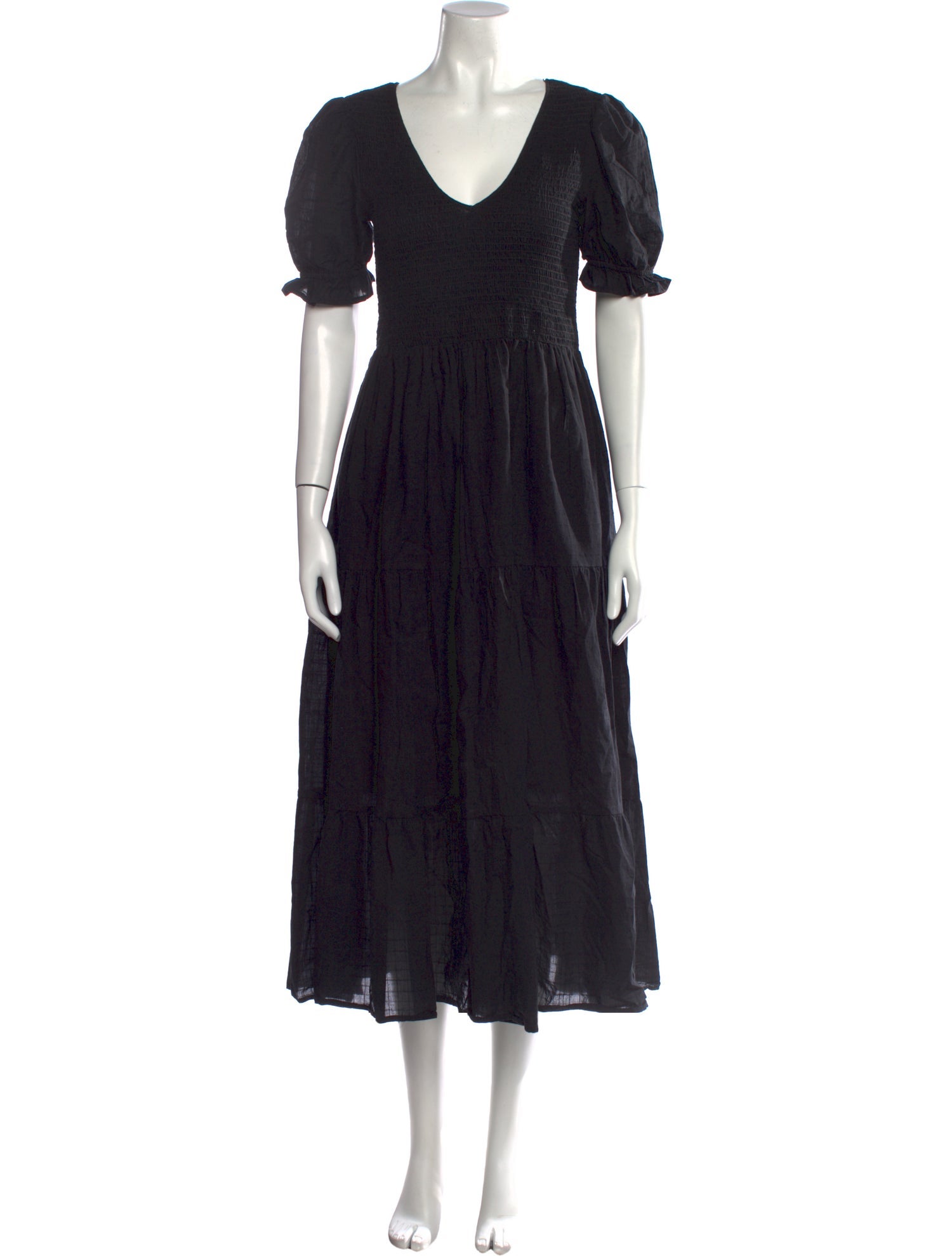 Christy Dawn Scoop Neck Midi Length Dress