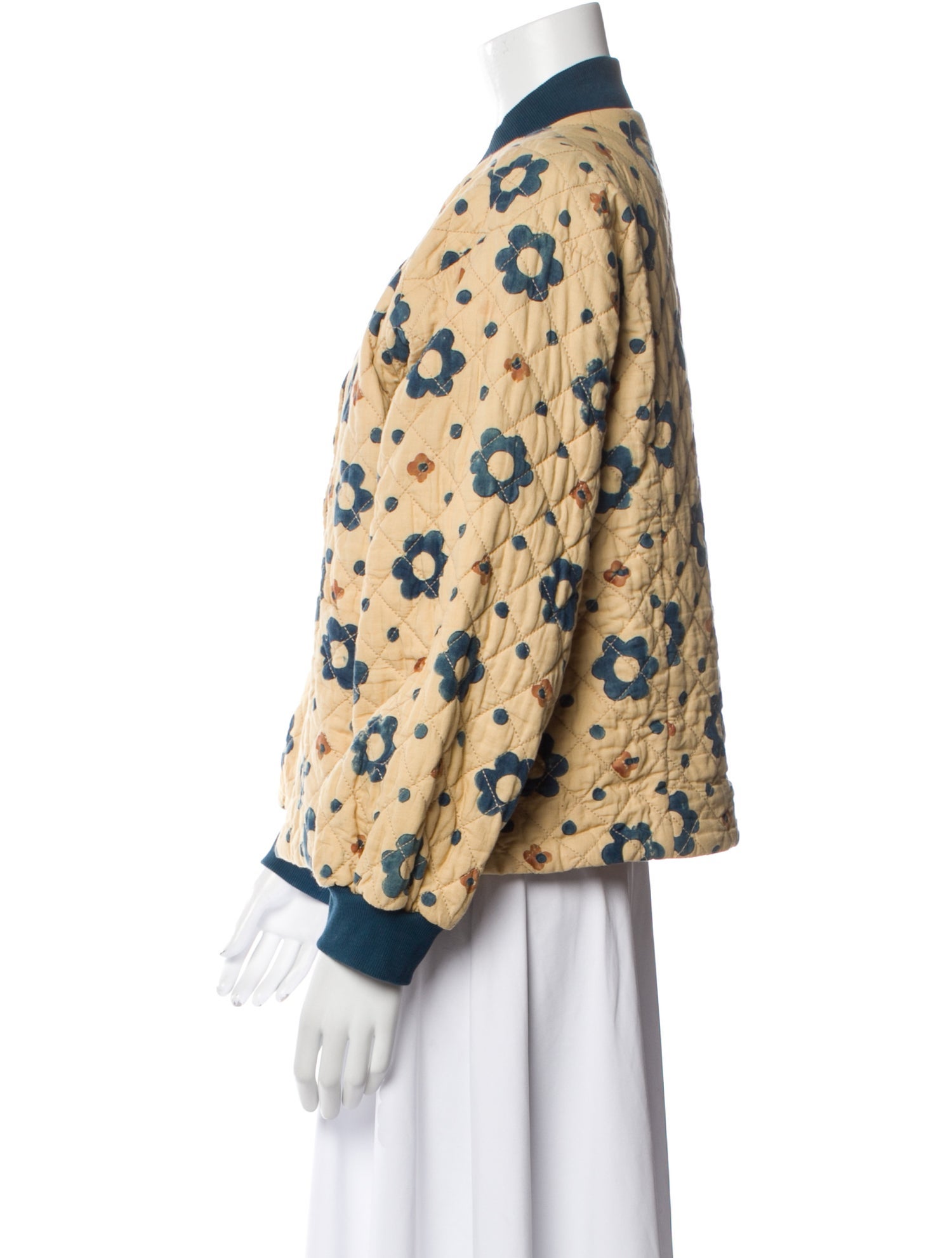 Christy Dawn Floral Print Bomber Jacket