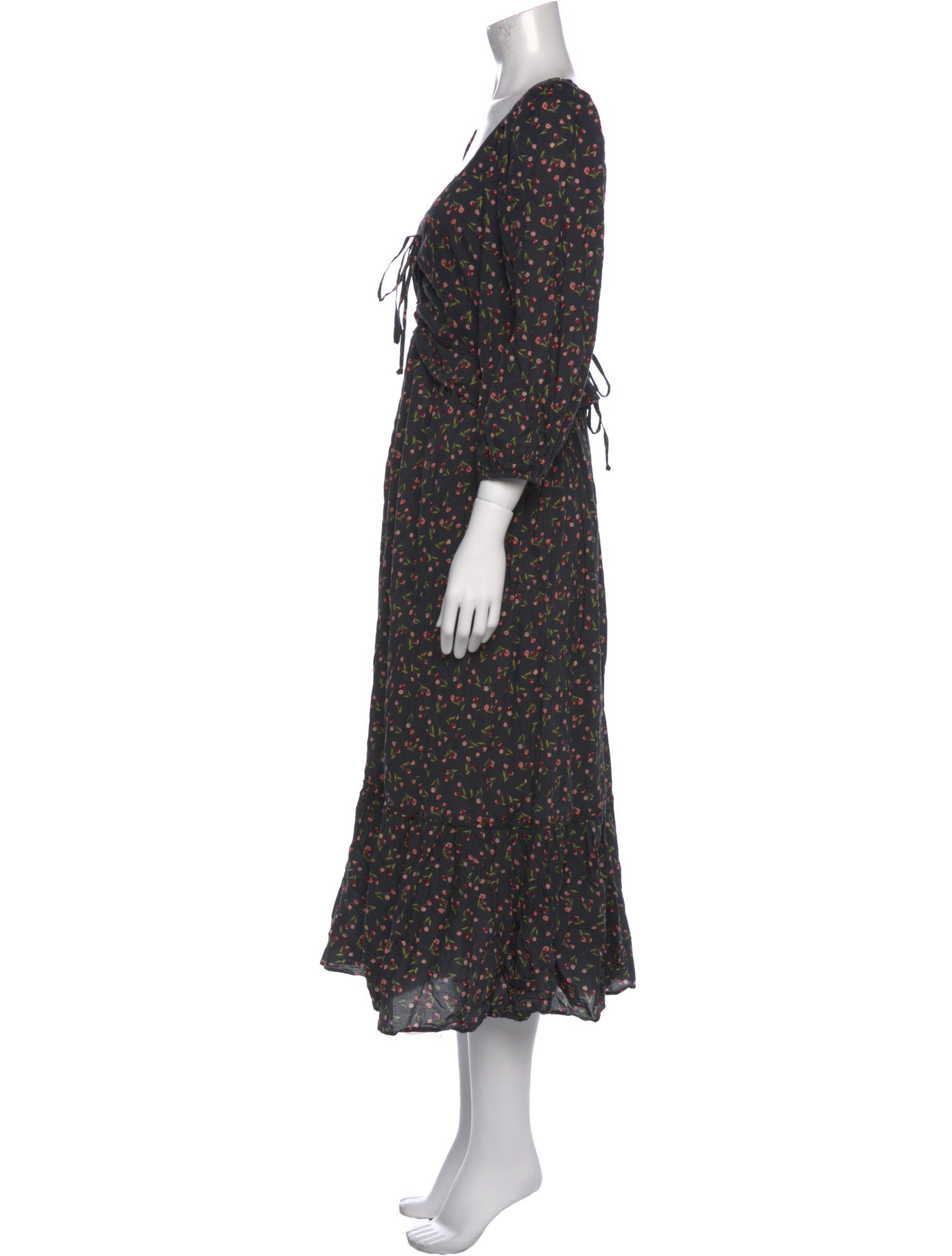 Christy Dawn Floral Print Long Dress