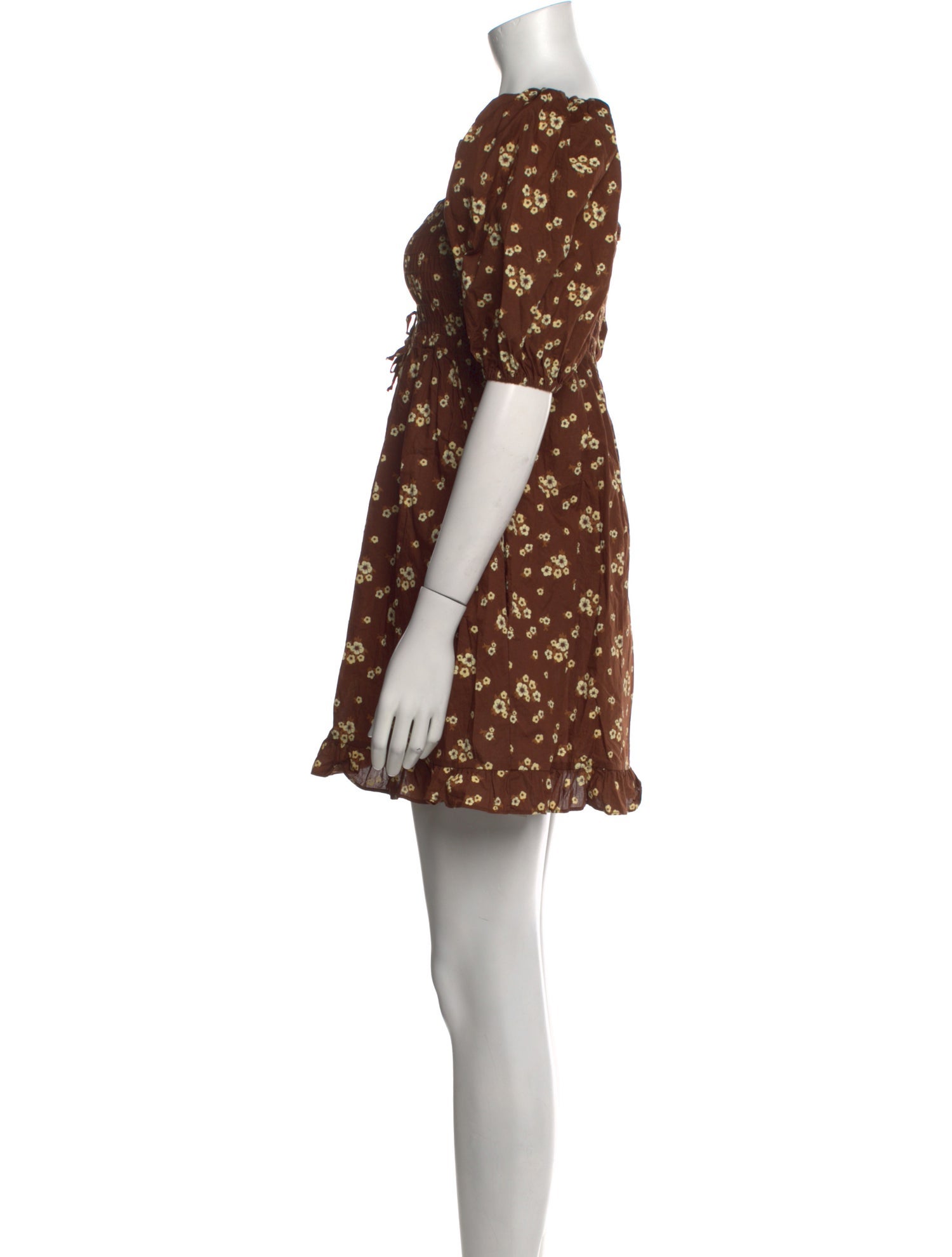 Christy Dawn Floral Print Mini Dress