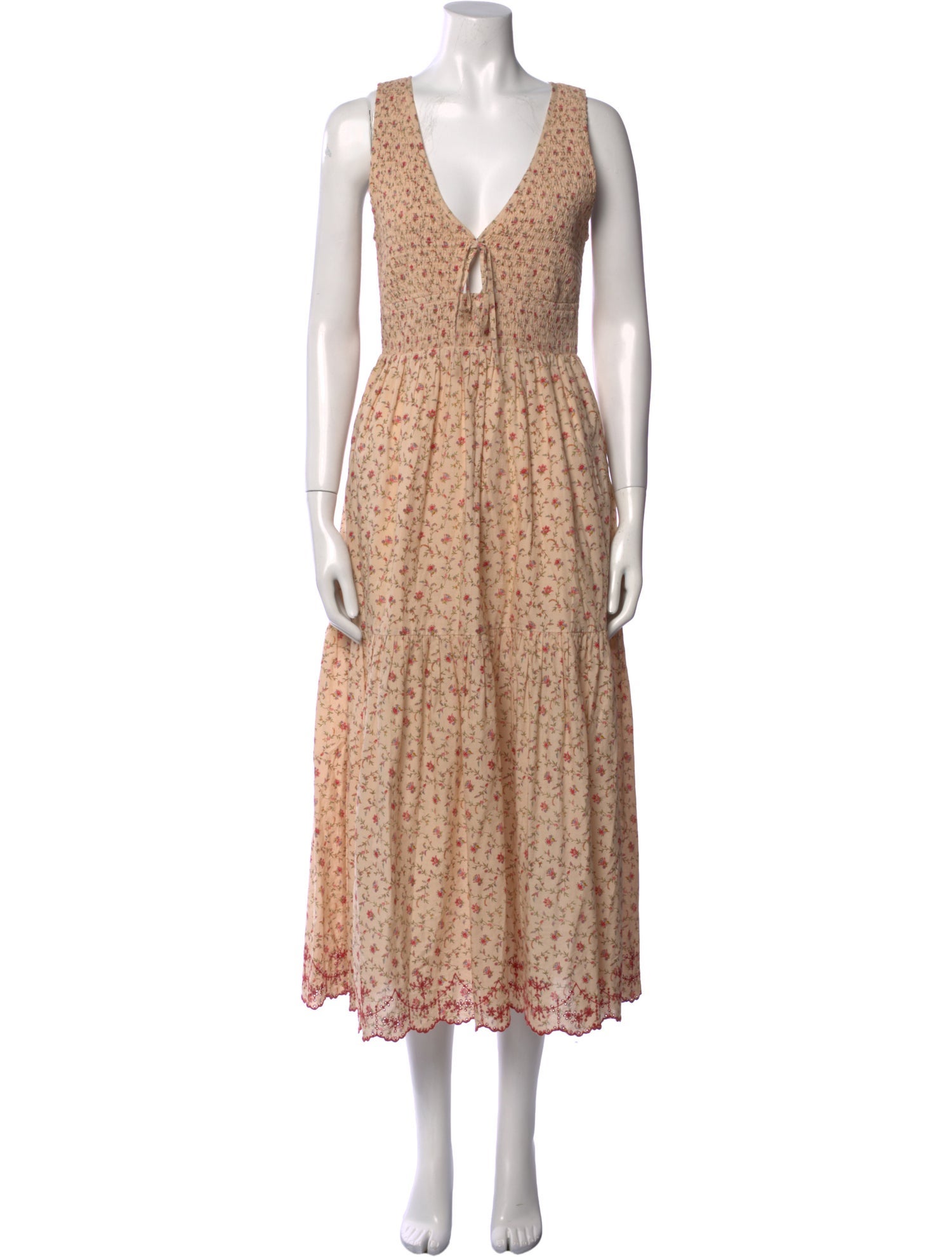 Christy Dawn Floral Print Long Dress