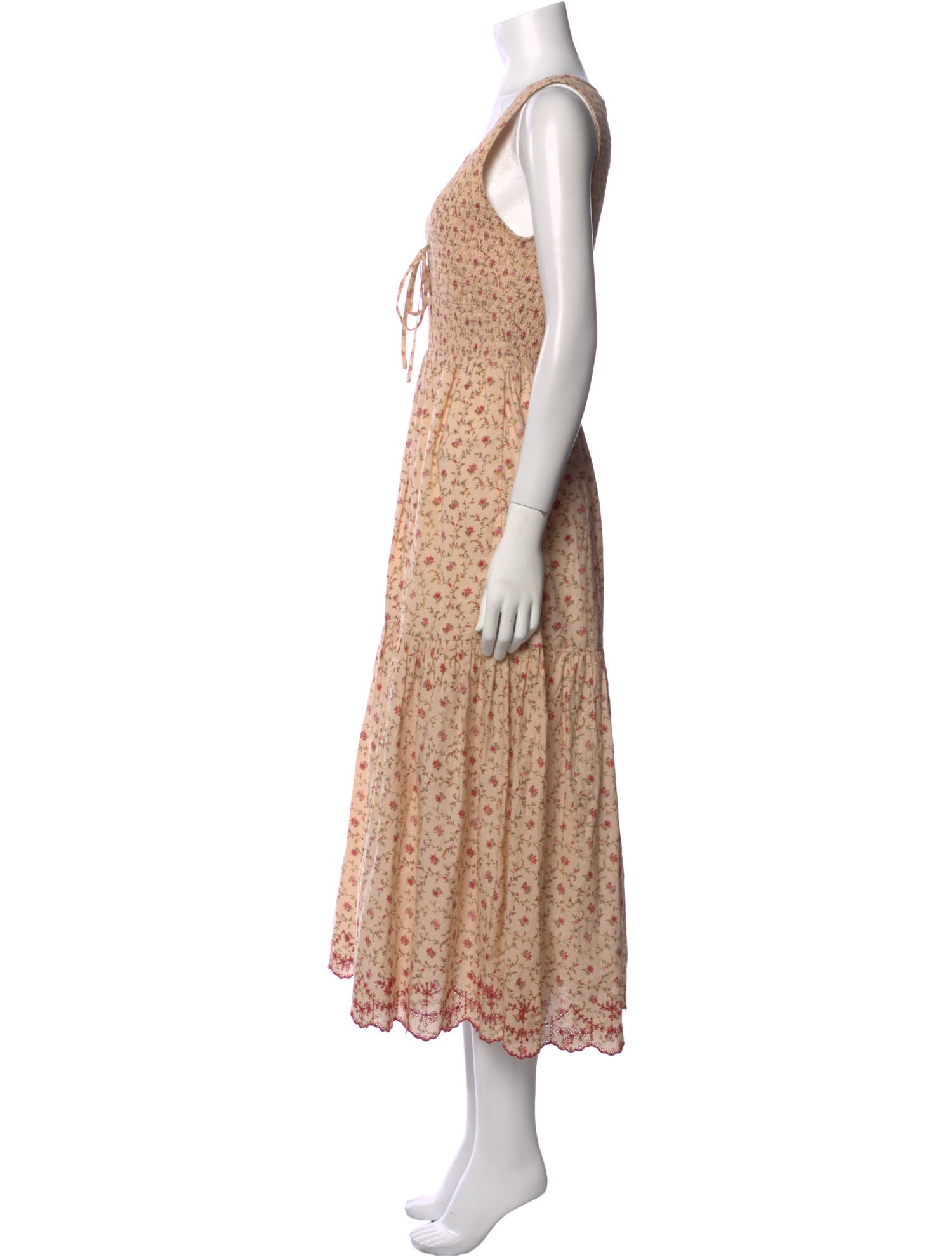 Christy Dawn Floral Print Long Dress