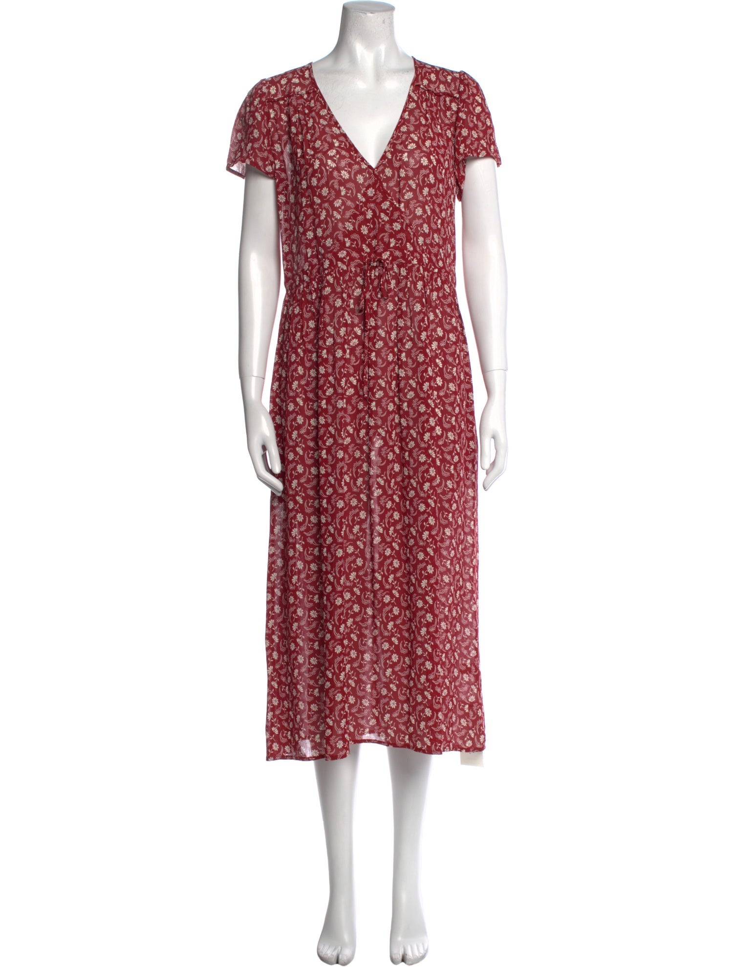 Christy Dawn Floral Print Knee-Length Dress