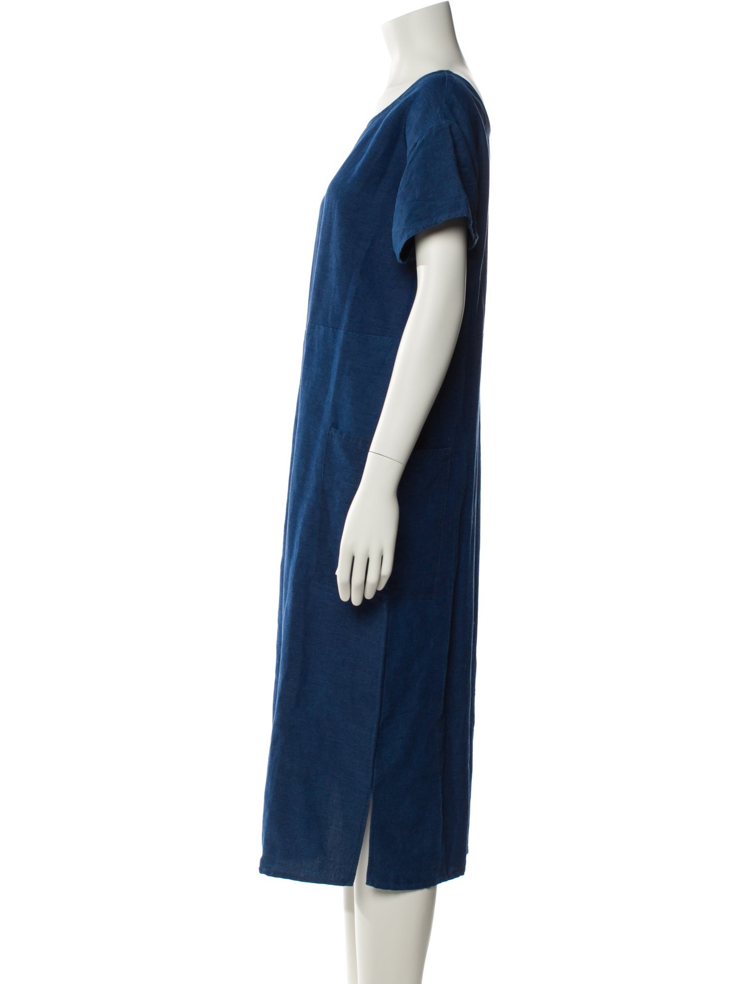 Christy Dawn Linen Midi Length Dress