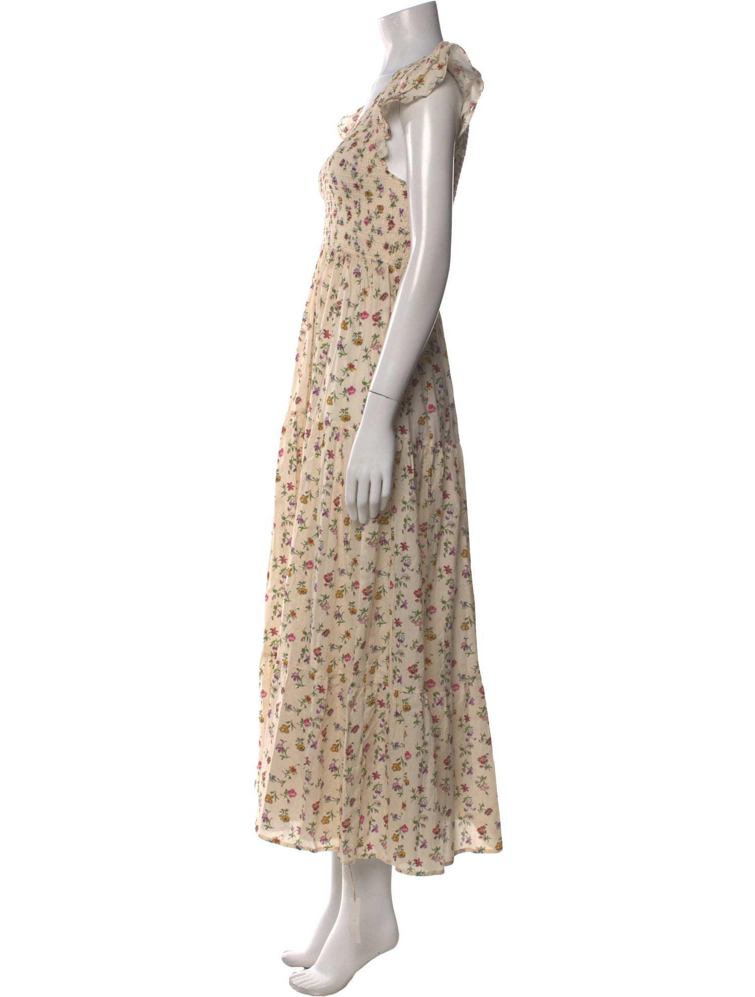 Christy Dawn Floral Print Long Dress w/ Tags
