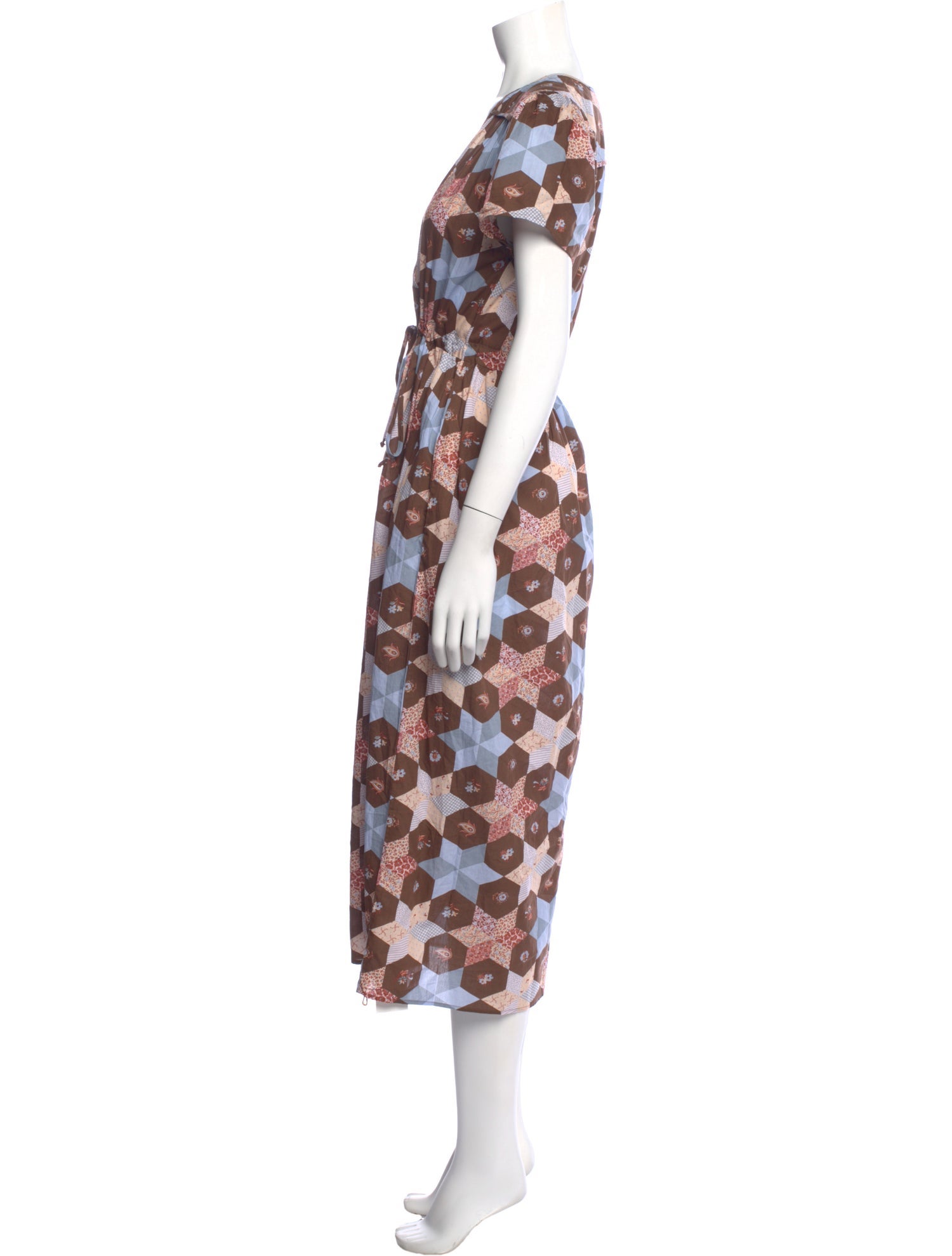 Christy Dawn Floral Print Long Dress