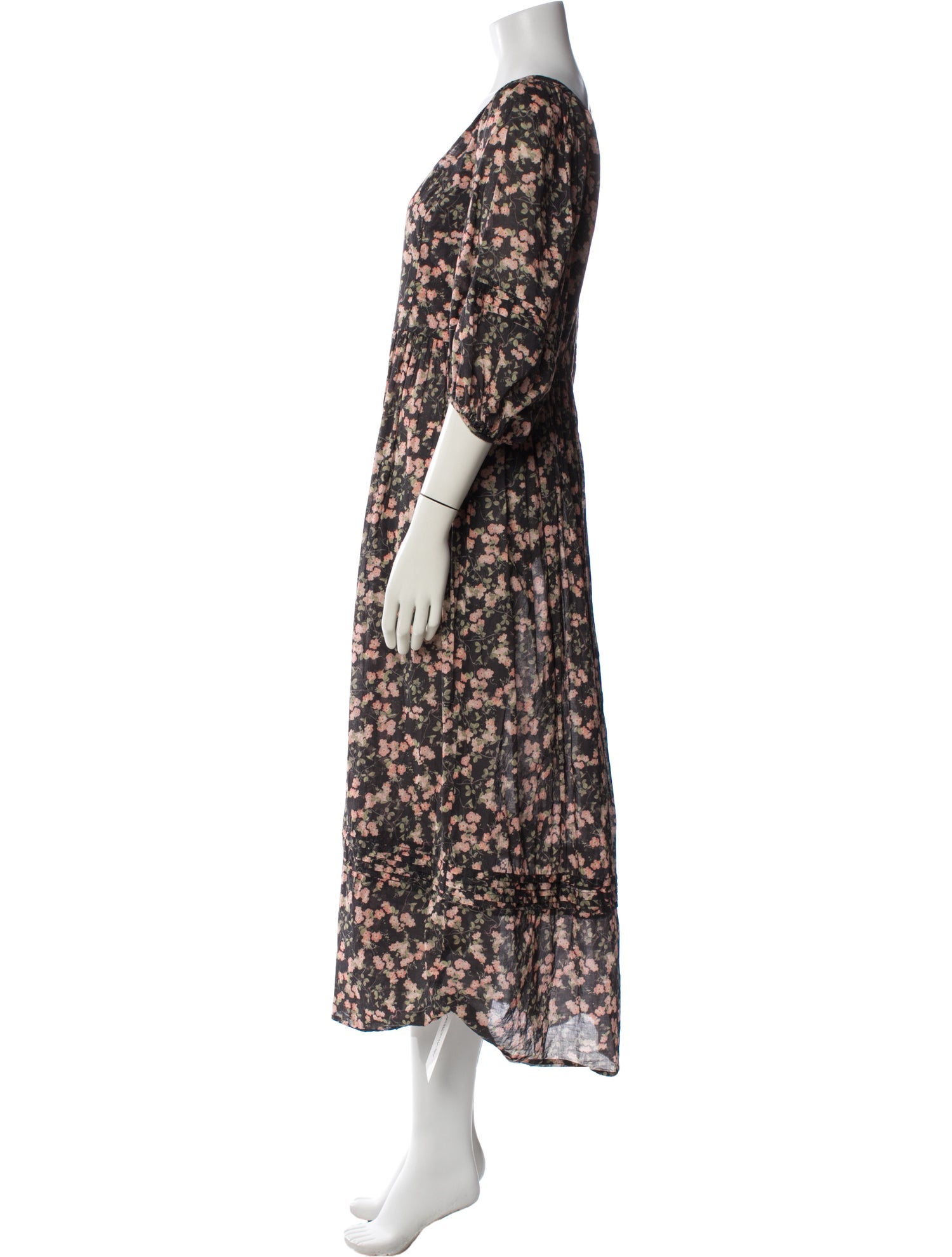 Christy Dawn Floral Print Long Dress