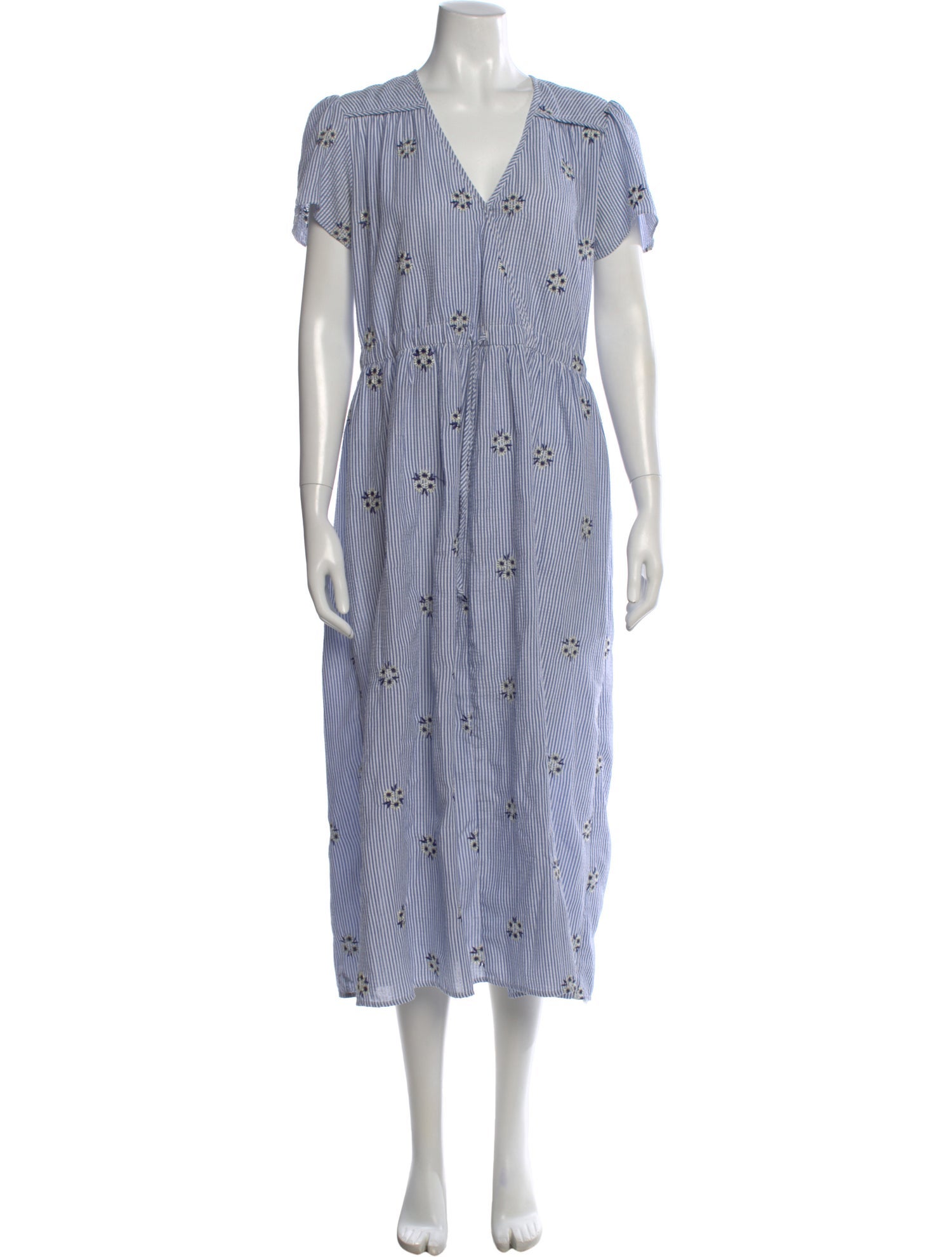 Christy Dawn Striped Long Dress