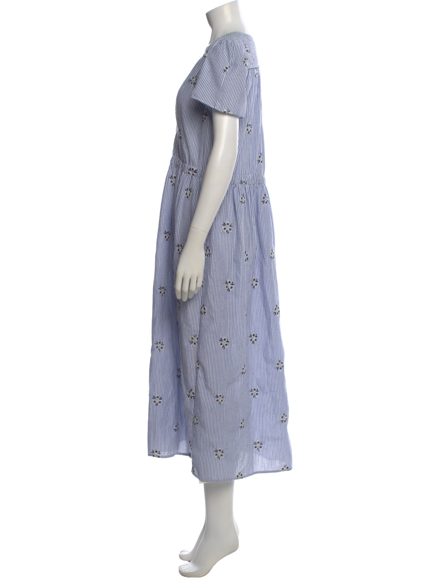 Christy Dawn Striped Long Dress