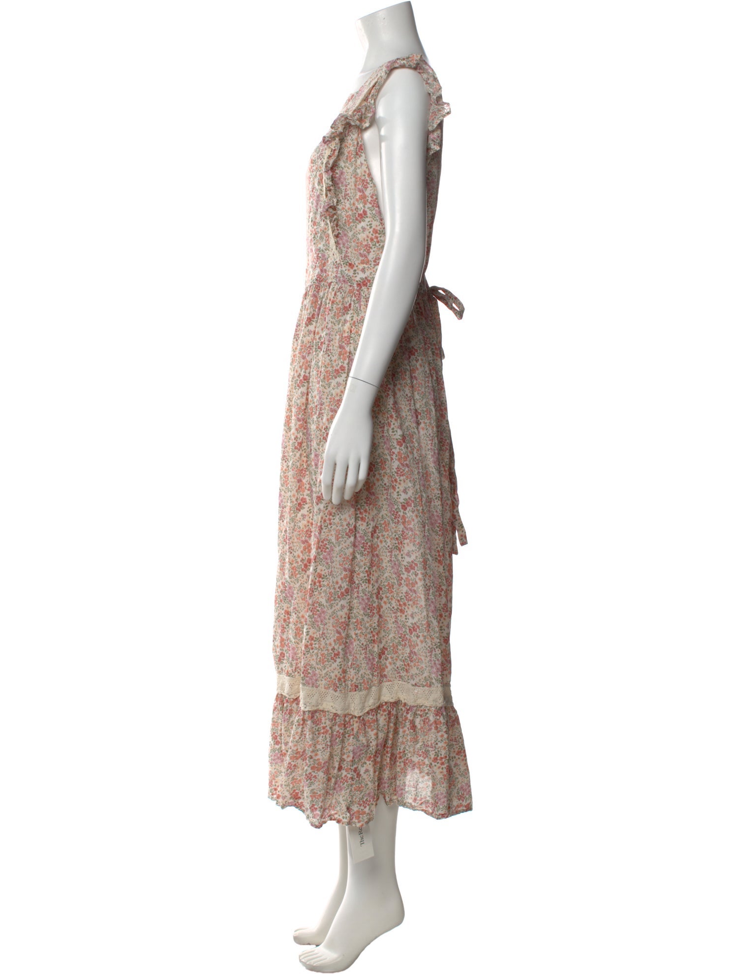 Christy Dawn Floral Print Long Dress