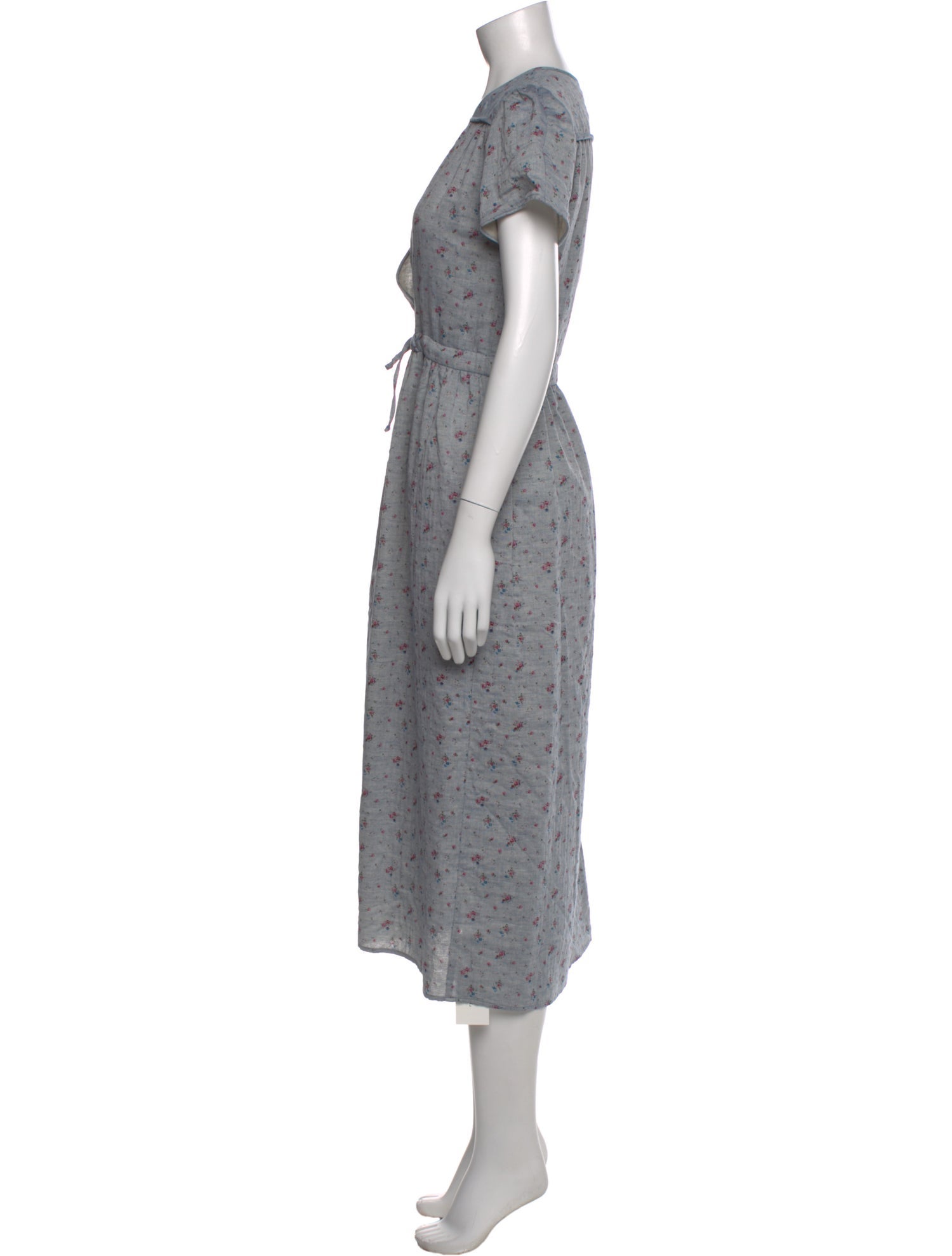 Christy Dawn Floral Print Long Dress