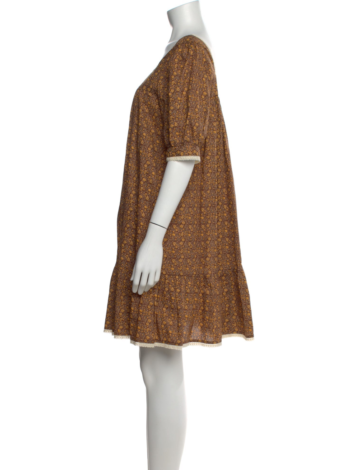 Christy Dawn Printed Knee-Length Dress