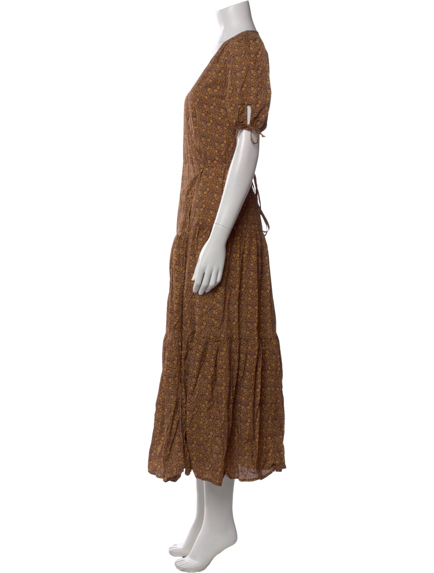 Christy Dawn Floral Print Long Dress