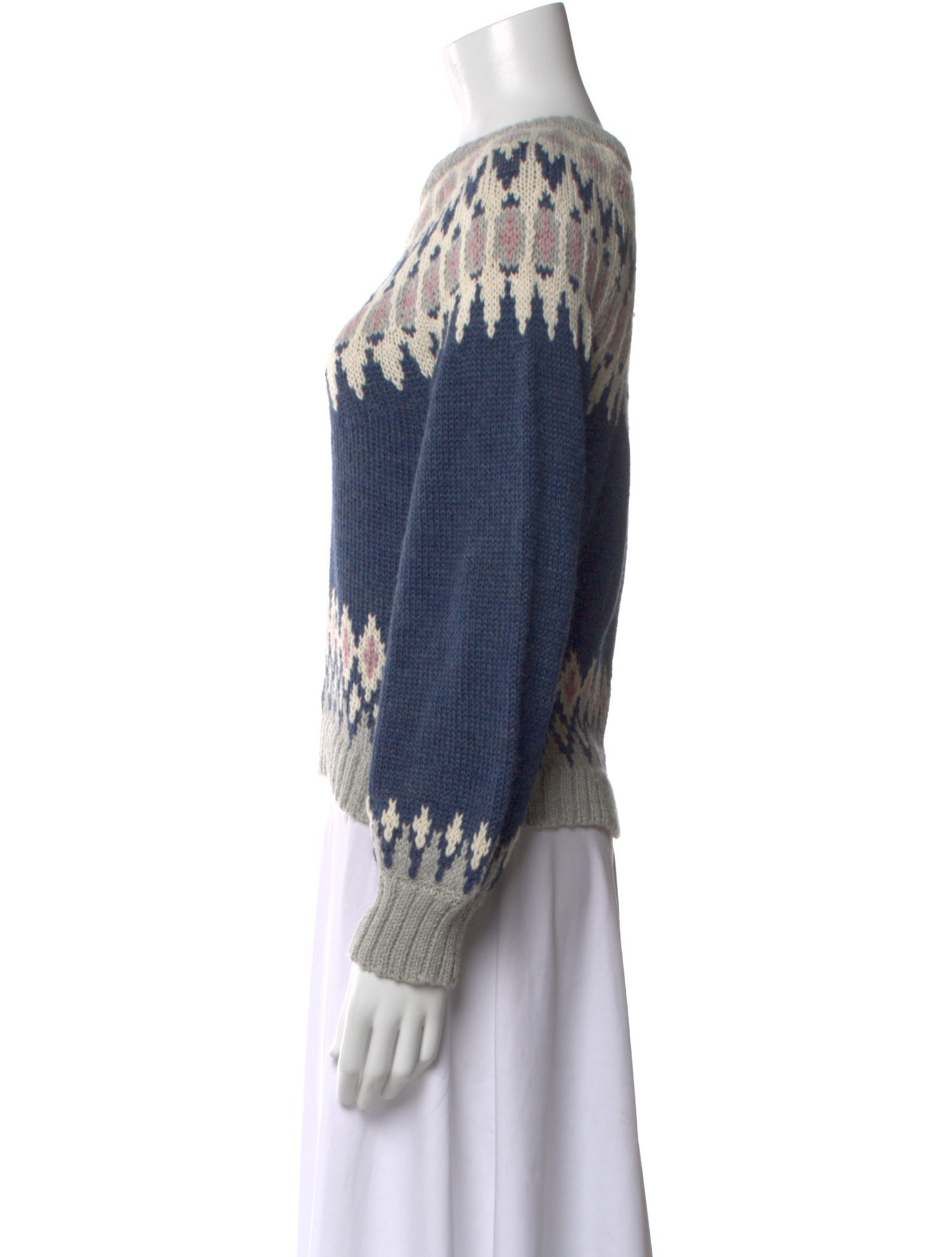 Christy Dawn Baby Alpaca Patterned Sweater