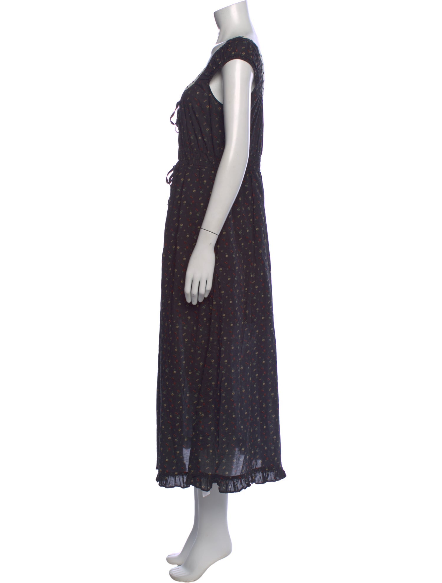 Christy Dawn Floral Print Long Dress