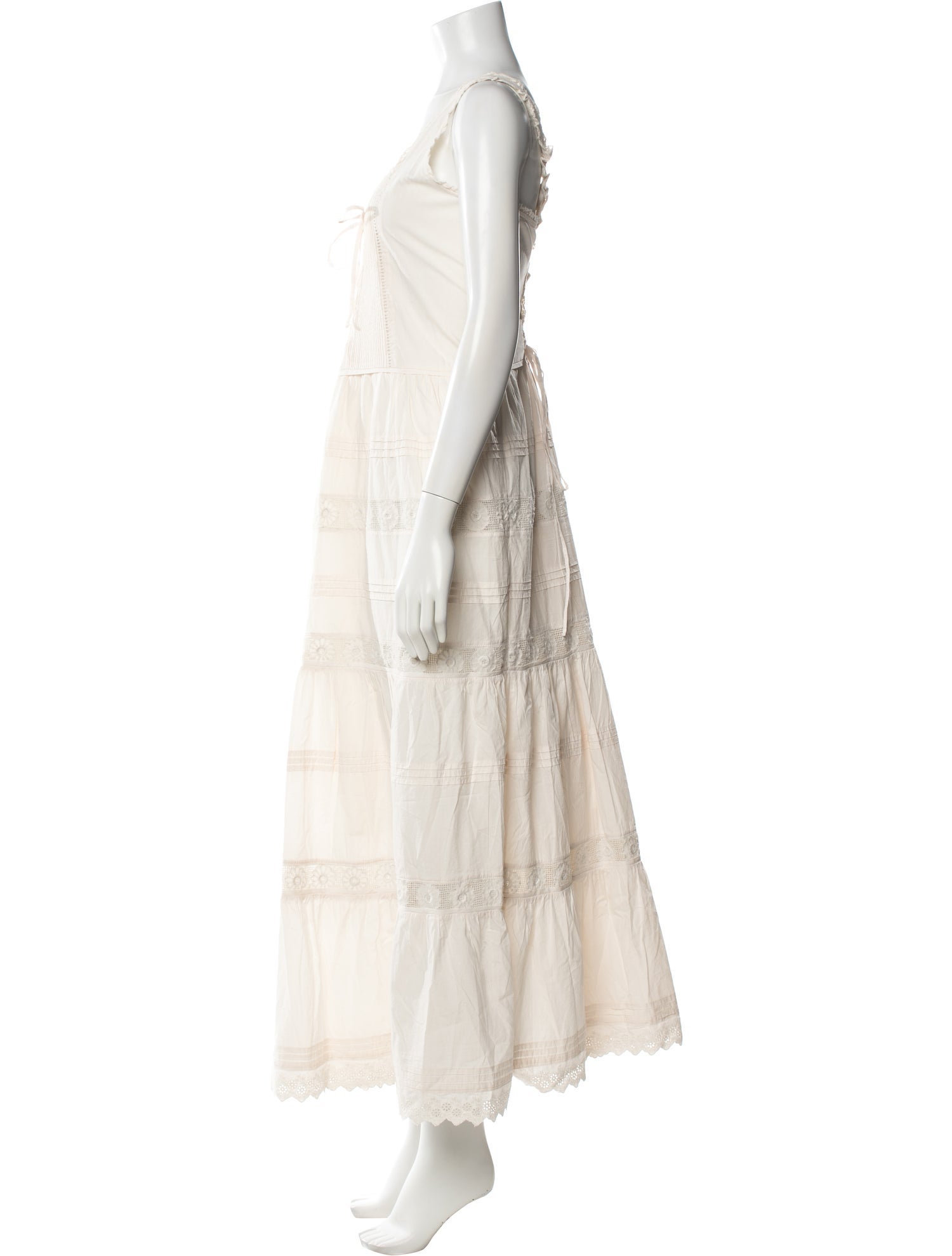 Christy Dawn Lace Pattern Long Dress