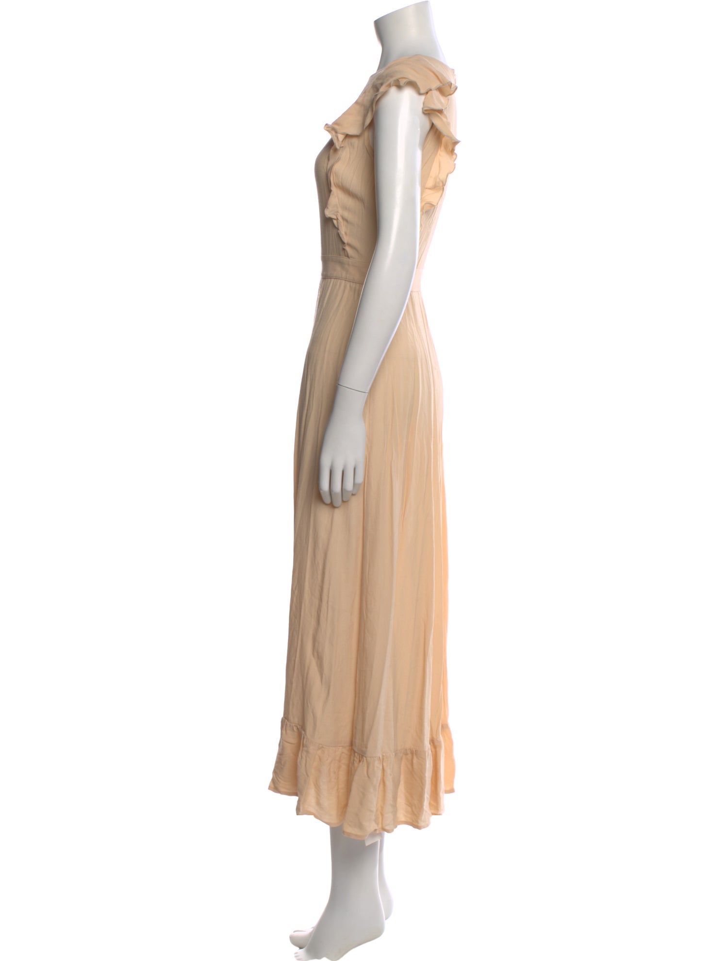 Christy Dawn Crew Neck Long Dress