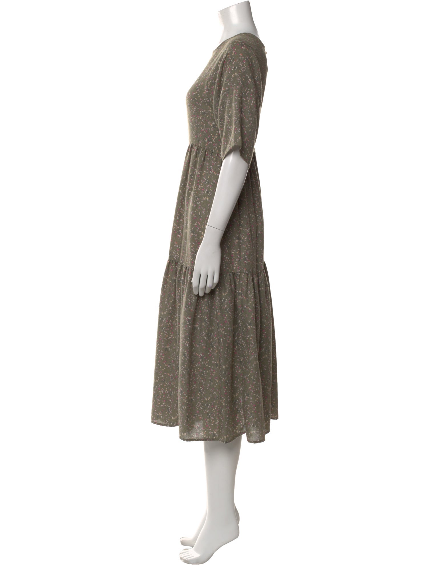 Christy Dawn Floral Print Long Dress