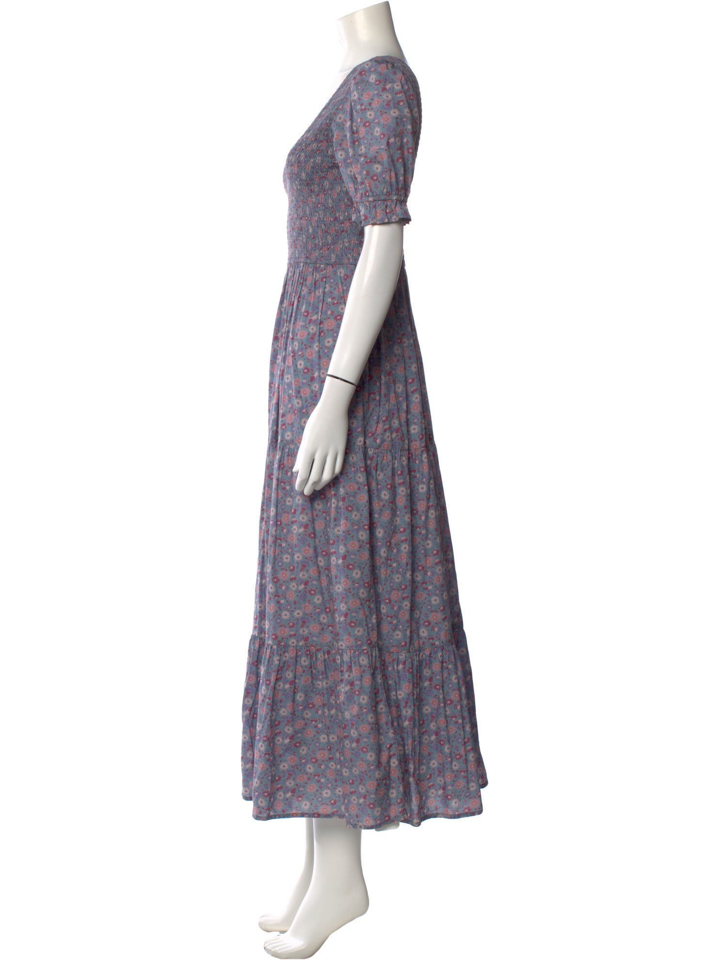 Christy Dawn Floral Print Long Dress