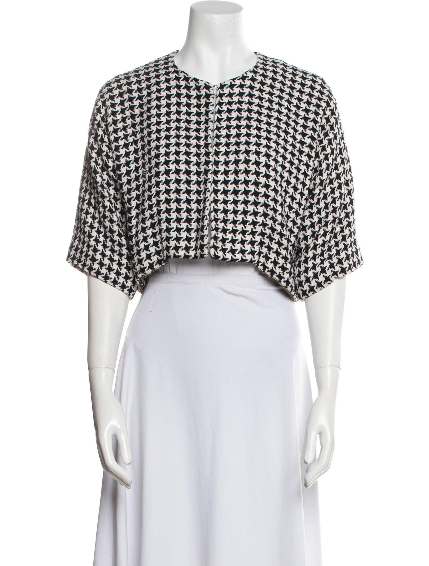 CHOCHENG Silk Tweed Pattern Jacket