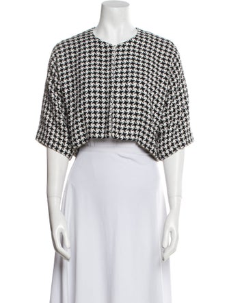 CHOCHENG Silk Tweed Pattern Jacket