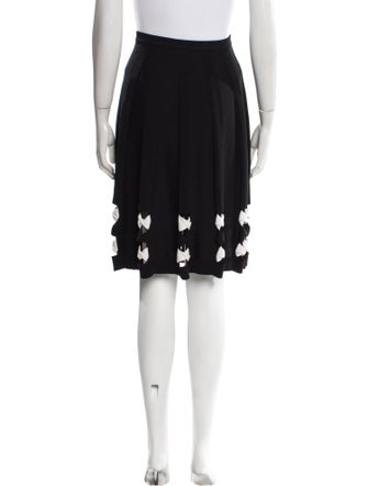 CHOCHENG Silk Knee-Length Skirt