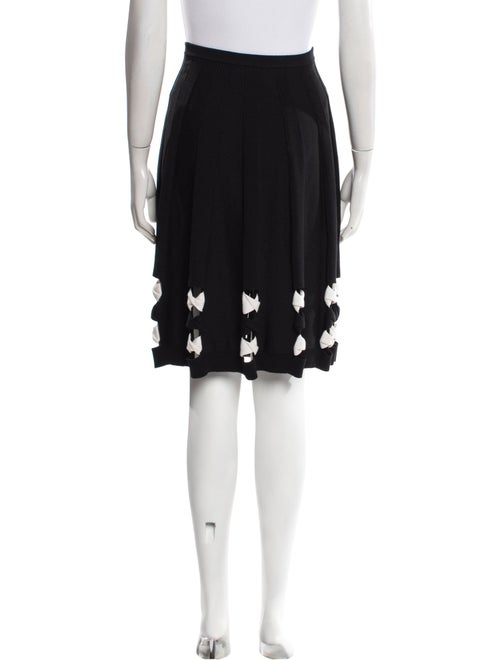 CHOCHENG Silk Knee-Length Skirt